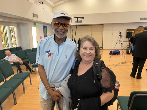 Betty Whyte with Hubert Laws
