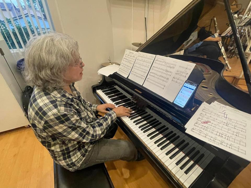 Bryan Pezonne on piano!
