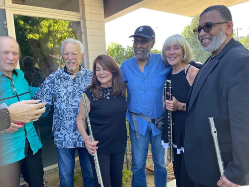 David Shostac, Terry Harrington, Bennie Maupin, Ali Ryerson, and Reggie Waddell